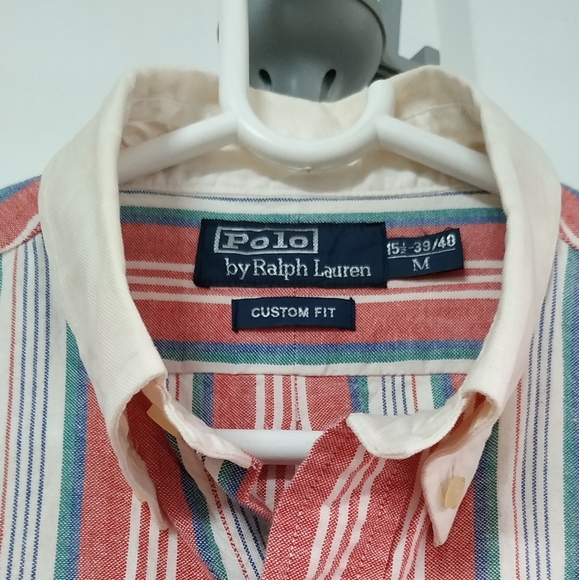 Vintage Polo Ralph Lauren Custom Fit Shirt (M) - Picture 8 of 11